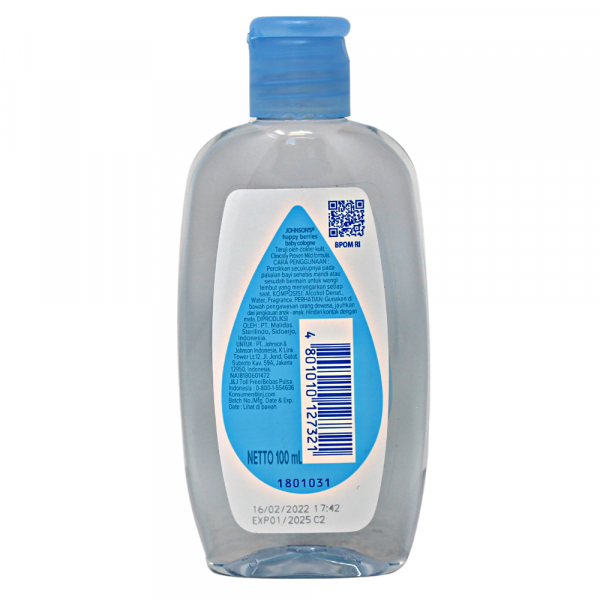 Johnson's Baby Cologne Happy Berries 100ml - Sweet Scent for Your Little One