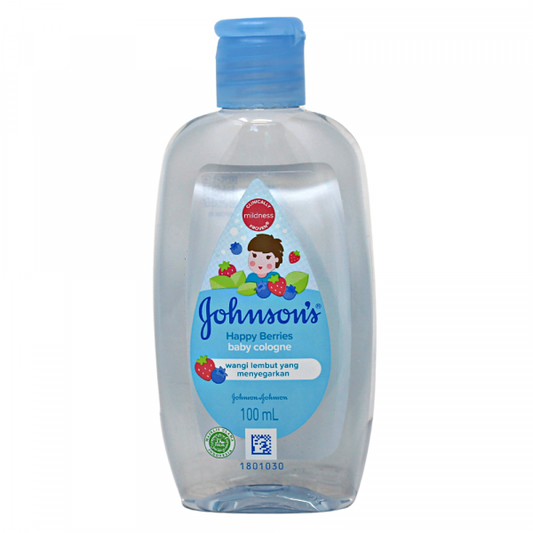 Johnson's Baby Cologne Happy Berries 100ml - Delightful Fragrance for Your Little One