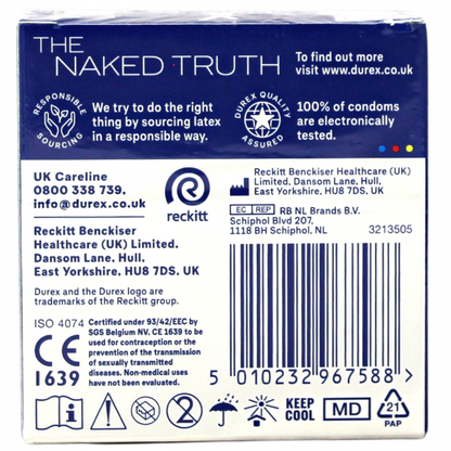 Durex Extra Safe Condoms - 3 Count Pack