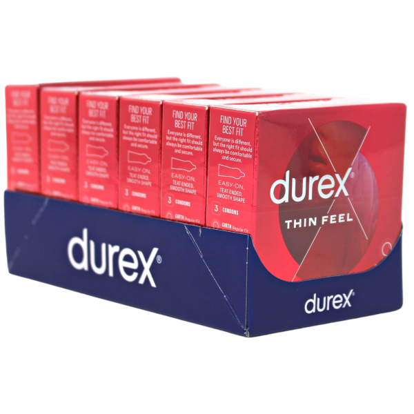DUREX 3CT THIN FEEL - Enhanced Sensitivity Condoms