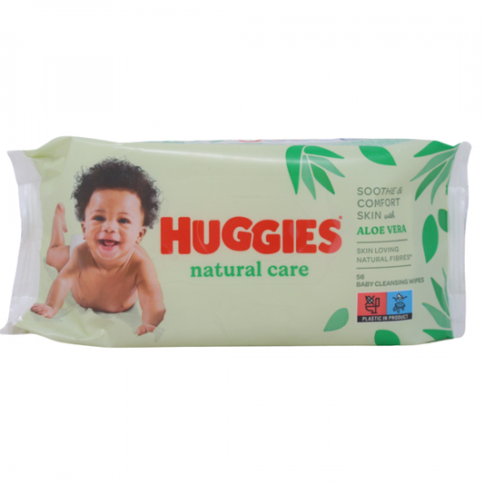 Huggies Natural Care Aloe Baby Wipes - 56 Count - Gentle Clean