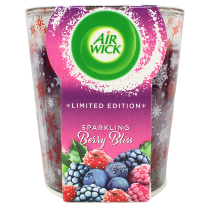 Air Wick Candle 105g - Berry Bliss - Indulge in Sweet Fragrance