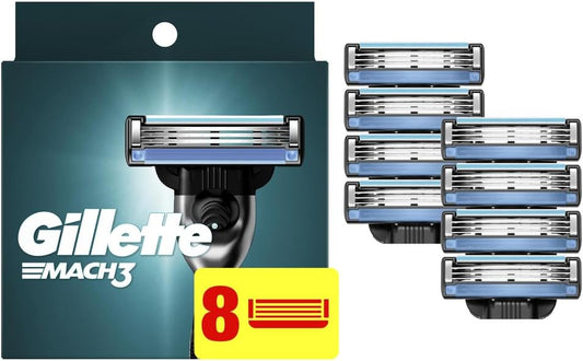 Gillette Mach 3 Razor Cartridges - 8 Count