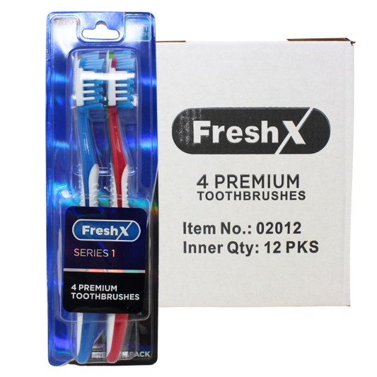 FRESHX T/B 4CT SOFT - Gentle Clean for Sensitive Teeth