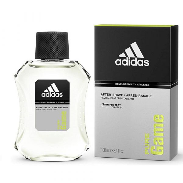 Adidas Pure Game Aftershave - 100ml - Invigorating Fragrance