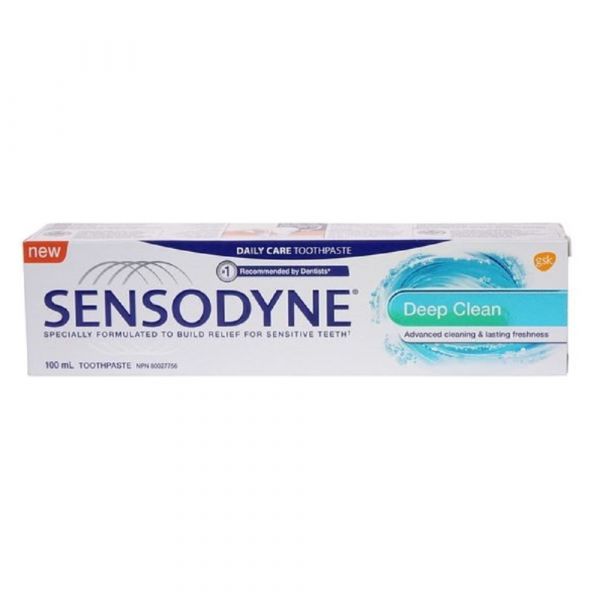 Sensodyne Deep Clean Toothpaste - 100ml for Lasting Sensitivity Relief