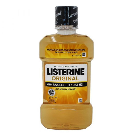 Listerine Original Mouthwash 250ml - Kills Germs, Freshens Breath