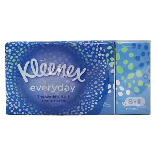 Kleenex Everyday Tissues 8-Count Pack: Gentle Comfort for Daily Use