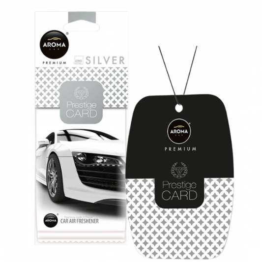AROMA A/F CAR PRESTIGE CARD SILVER/36