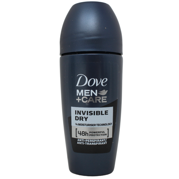 Dove Men+Care Invisible Dry Roll-On Deodorant - 50ml