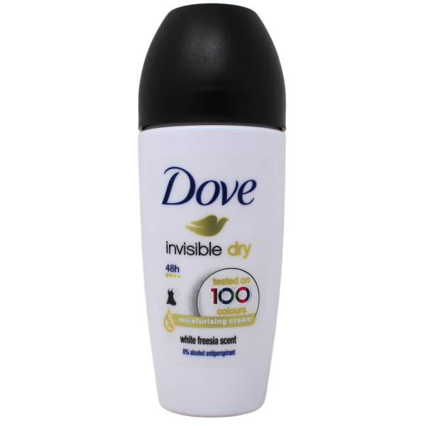 Dove Invisible Dry Roll-On Antiperspirant Deodorant - 50ml (UK)
