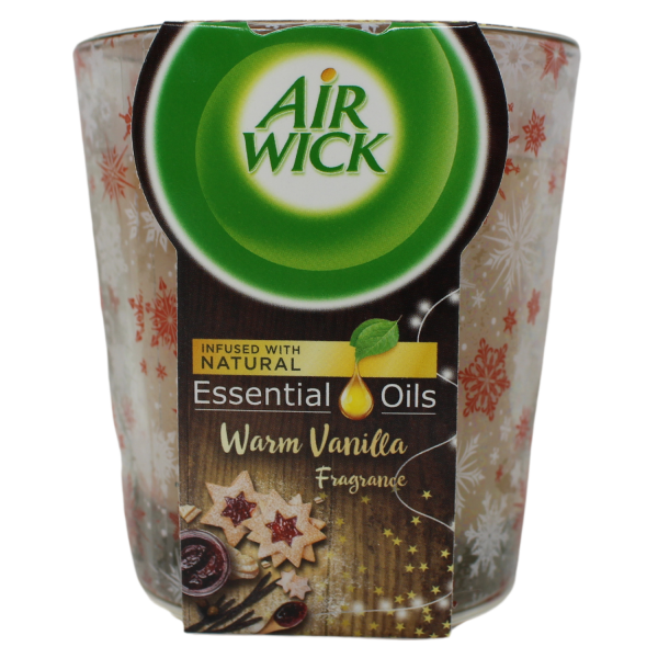 Air Wick Candle 105g - Warm Vanilla: Cozy Home Fragrance