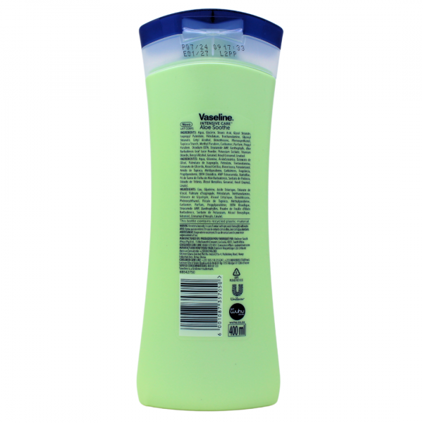 Vaseline Aloe Soothe Body Lotion - 400ml - Hydration & Healing
