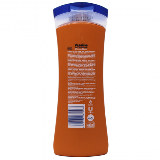 Vaseline Cocoa Glow Body Lotion 400ml - Deeply Nourishing for Radiant Skin