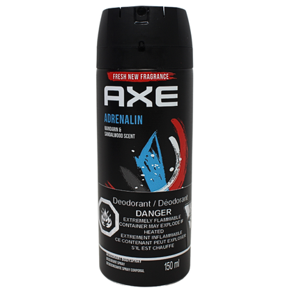 Axe Adrenaline Deodorant Body Spray - 150ml (6x12)
