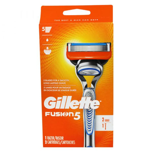 Gillette Fusion5 Razor with 2 Cartridges
