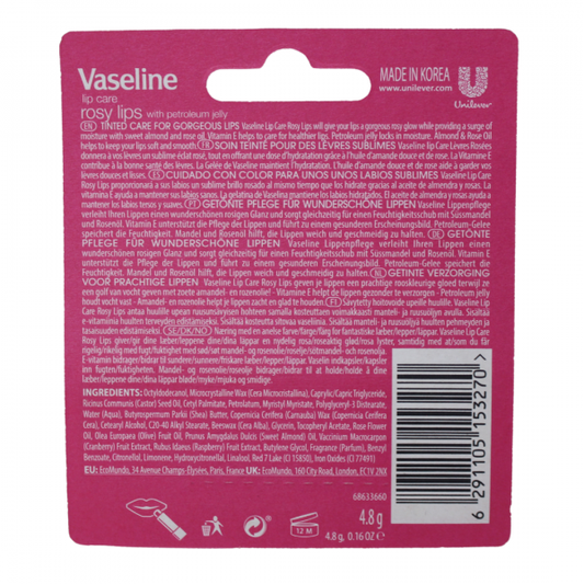 Vaseline Lip Therapy Rosy Lips Balm - Creative & Detailed