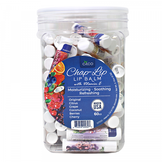 Chap-Lip Assorted Lip Balm - 60 Count Jar