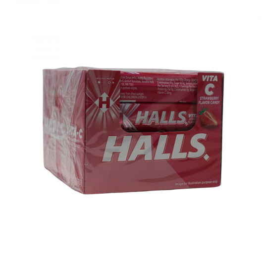 HALLS STICK Strawberry Vitamin C - Delicious & Refreshing