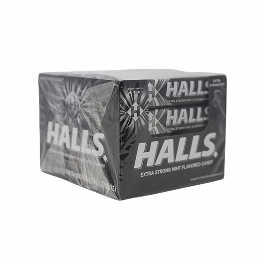 HALLS STICK 20X34G EXTRA STRONG MINT - Intense Cooling Relief