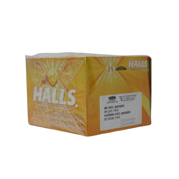 HALLS STICK 20X34G HONEY LEMON - Soothing Relief