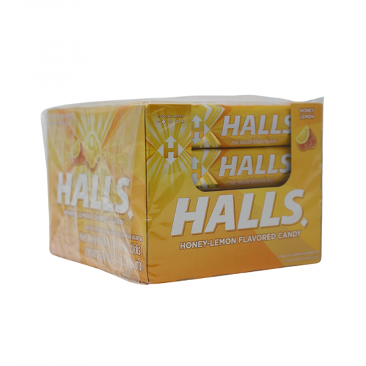 HALLS STICK 20X34G HONEY LEMON - Soothing Relief