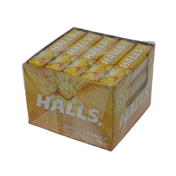 HALLS STICK 20X34G HONEY LEMON - Soothing Relief