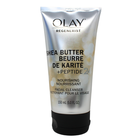 Olay Regenerist Shea Butter & Peptide Facial Cleanser - 150ml for Radiant Skin
