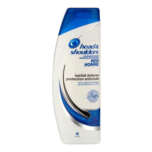 Head & Shoulders Men Hair Fall Defense Shampoo 200ml - Stronger Hair, Less Fall