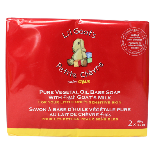 Lil Goat's Pure Vegetal Oil Base Bar Soap - 2x90g