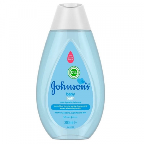 Johnson's Baby Bath 300ml - Gentle Cleansing for Baby's Delicate Skin (6x2 Pack)