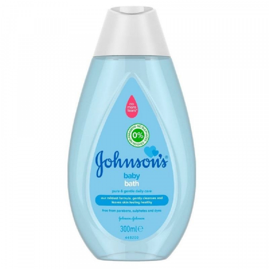 Johnson's Baby Bath 300ml - Gentle Cleansing for Baby's Delicate Skin