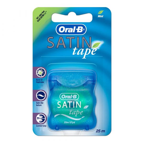 Oral-B Satin Tape Floss - Mint (25m)