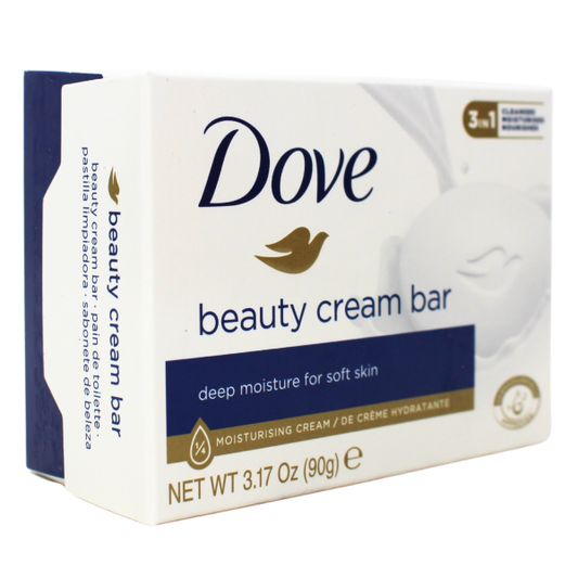 Dove White Original Bar Soap - Classic Cleansing for Soft Skin