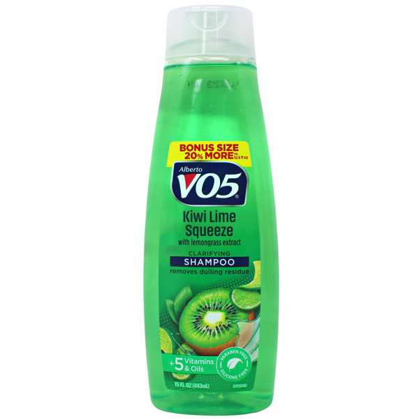 Alberto V05 Kiwi Lime Squeeze Shampoo - Invigorating Clean & Refreshing Scent