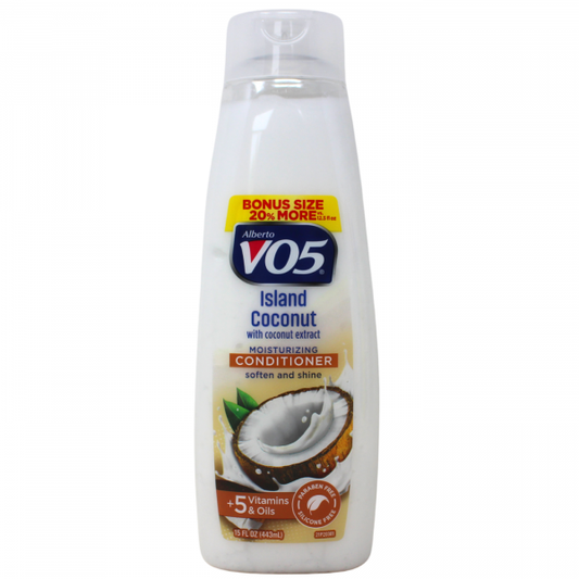 Alberto V05 Island Coconut Moisturizing Conditioner - 443ml: Deep Hydration for Silky Hair