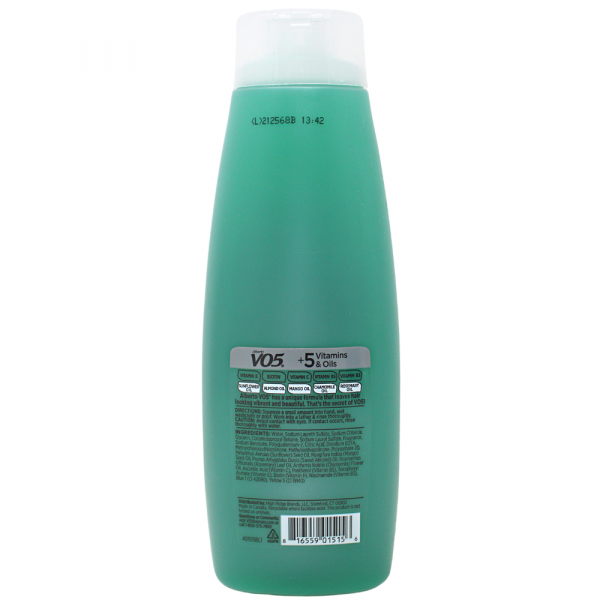 Alberto V05 Men's 3-in-1 Fresh Energy - Cleans, Conditions, and Detangles