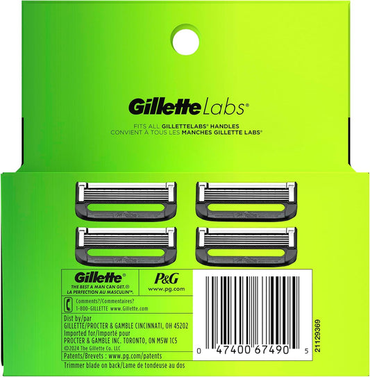 Gillette Labs Razor Cartridges - 4 Count