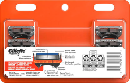 Gillette Fusion5 Razor Blades - 12 Refills for a Close, Comfortable Shave