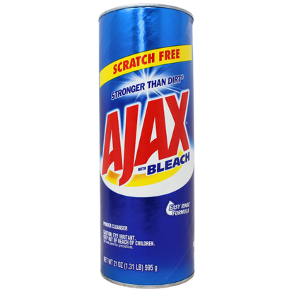 Ajax Powder Cleanser with Bleach - Scratch-Free Cleaning 595g