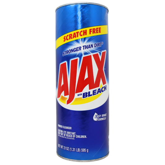 Ajax Powder Cleanser with Bleach - Scratch-Free Cleaning 595g