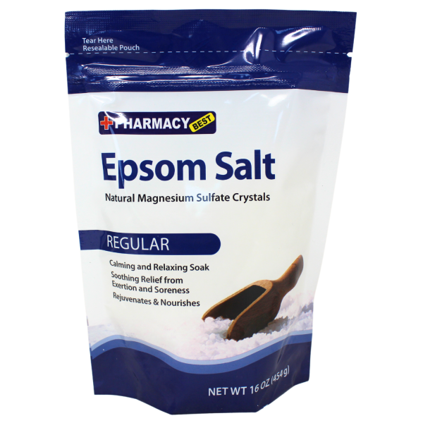 Pharmacy Best Epsom Salt - 1 lb Regular Soaking Solution