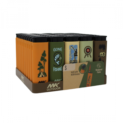 MK Jet Outdoor Series Explore Refillable Lighter - 50 Count