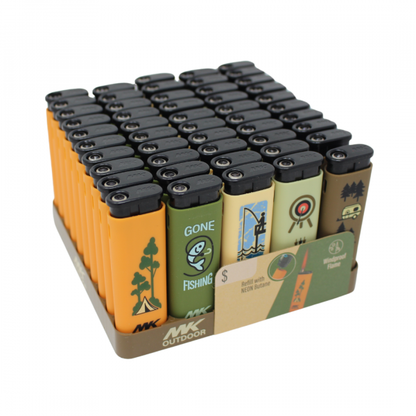 MK Jet Outdoor Series Explore Refillable Lighter - 50 Count
