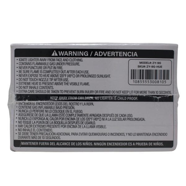 MK Flint Grip-Pro Hue Refillable Lighter - 50x10 Pack