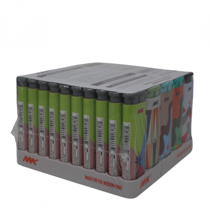 MK JET HYRDO SERIES REFILLABLE LIGHTER - 50 Pack