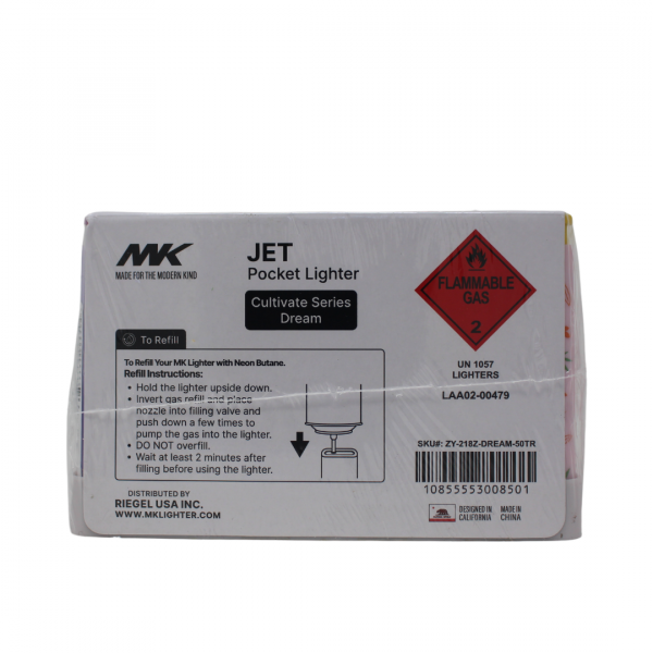 MK Jet Dream Series Refillable Lighter - 50 Count