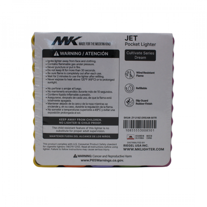 MK Jet Dream Series Refillable Lighter - 50 Count