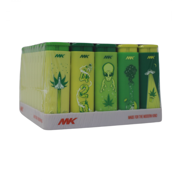 MK Jet Connection Series Refillable Lighter - 50 Count