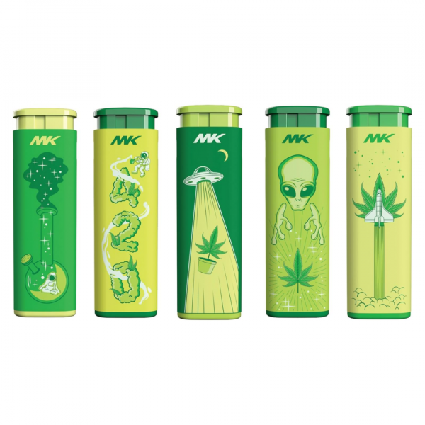 MK Jet Connection Series Refillable Lighter - 50 Count